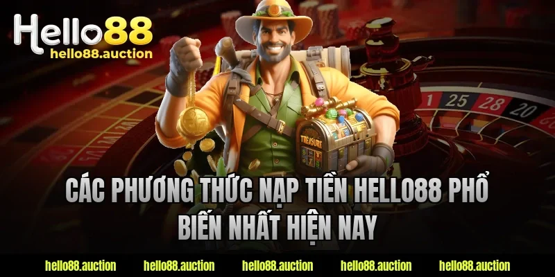 Các phương thức nạp tiền Hello88 phổ biến nhất hiện nay